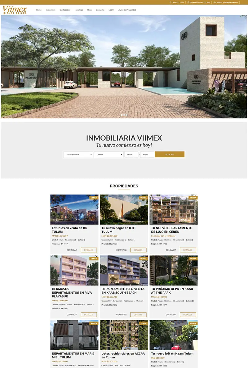 Viimex Inmobiliaria</br><h5>México</h5>
